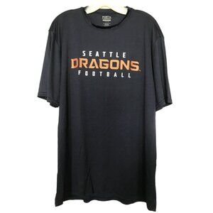 XFL Athletic Shirt Mens Size Large L Seattle Dragons Short Sleeve‎